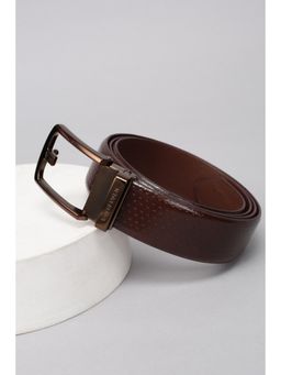 Van Heusen - Men Brown Textured Belt