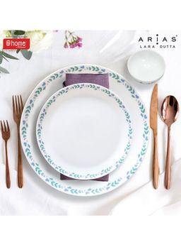 At Home by Nilkamal - Arias Moon Morning Glory Dinner Set - 33 Pieces