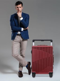 The Clownfish - Aeroglide Series Trolley Bag 41L - Metallic Red