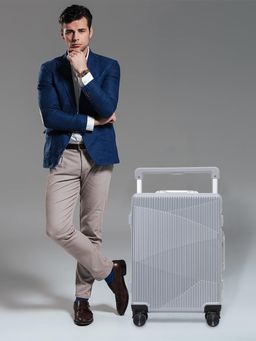 The Clownfish - Aeroglide Series Trolley Bag 41L - Metallic Silver