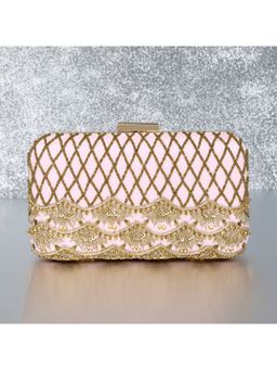 Peora - Clutch Purses for Women Wedding Handmade Evening Party Bridal Clutch - C38Pk
