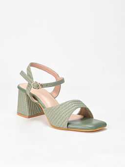 SCENTRA - Delilah Green Block Heels