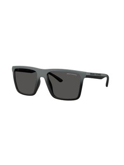 ARMANI EXCHANGE - Mens UV Protected Grey Lens Square Sunglasses - 0AX4162SU83888757 (57)