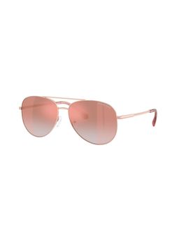 Michael Kors - Womens Gradient Pink Lens Aviator Sunglasses - 0MK117211086F58 (58)