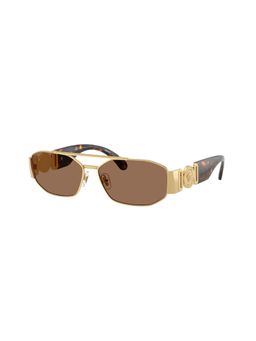 VERSACE - Mens UV Protected Brown Lens Irregular Sunglasses - 0VE228710027358 (58)