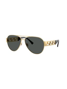 VERSACE - Mens UV Protected Grey Lens Aviator Sunglasses - 0VE228910028761 (61)