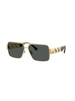 VERSACE - Mens UV Protected Grey Lens Rectangle Sunglasses - 0VE229010028761 (61)