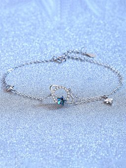 Raajsi By Yellow Chimes - 925 Sterling Silver Bracelets for Women Pure Silver Bracelet
