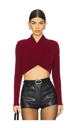 Bardot - Wren Wrap Knit Top