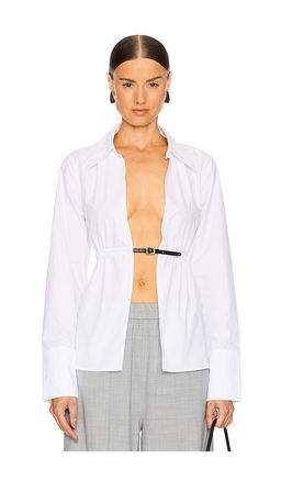 Courtney Zheng - Belt Front Top