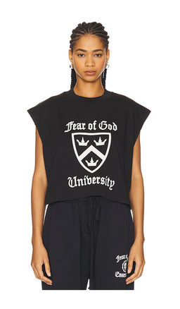 Fear of God ESSENTIALS - Cropped Muscle T-Shirt