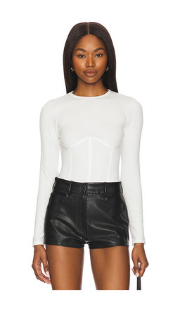 fleur du mal - Organic Cotton Long Sleeve T-shirt Bodysuit