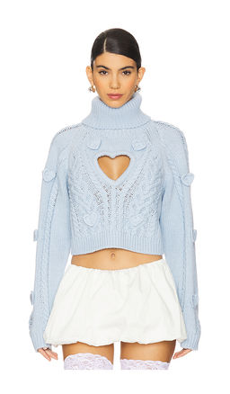 For Love & Lemons - Rebecca Heart Sweater