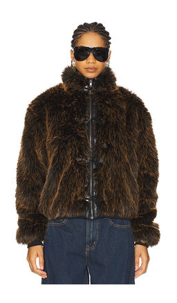 Jaded London - Mendoza Faux Fur Jacket