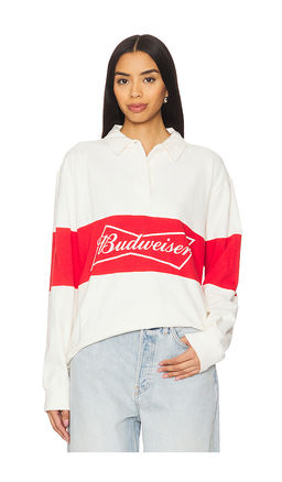 Junk Food - Budweiser Rugby Long Sleeve Shirt
