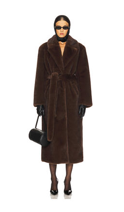 LAMARQUE - Darelle Darelle Faux Fur Maxi Coat