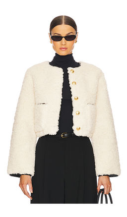 L'Academie - By Marianna Pauchet Reversible Faux Sherpa Jacket