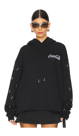 PRIVATE POLICY - Silver Charm Sleeves Hoodie