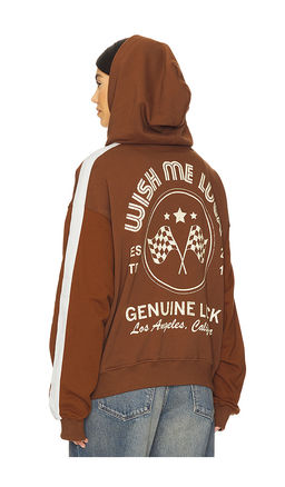 Wish Me Luck - Genuine Luck Zip Up Hoodie