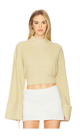 Weworewhat - Cropped Turtleneck Sweater