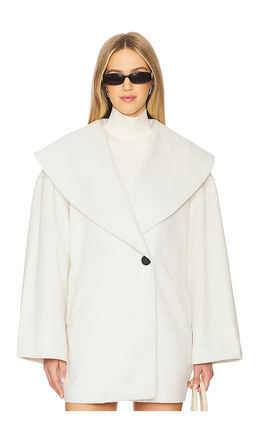 Weworewhat - Shawl Collar Wool Coat