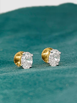 Maiora Diamonds - 1 Carat 14K Yellow Stud Earrings