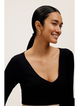 Ted Baker - Gold Mellia Medium Double Crystal Hoop Earrings