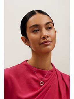 Ted Baker - Silver Loelle Logo Link Pendant