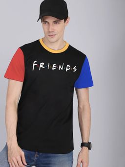 Free Authority - Friends Multicolor Printed T-shirt For Men