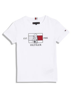 Tommy Hilfiger - Boys White Logo T-Shirt