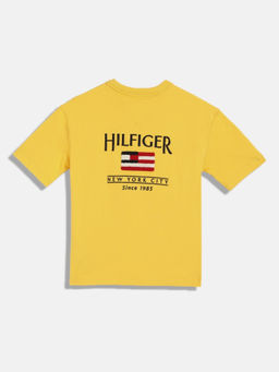 Tommy Hilfiger - Boys Yellow Logo T-Shirt
