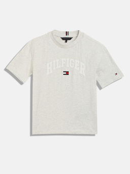 Tommy Hilfiger - Boys Grey Logo T-Shirt