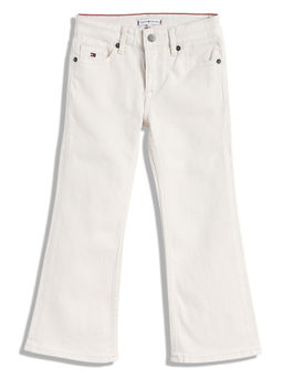 Tommy Hilfiger - Girls White Solid Jeans