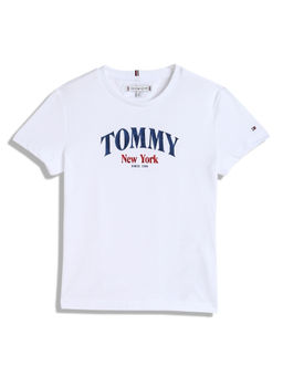 Tommy Hilfiger - Girls White Logo T-Shirt