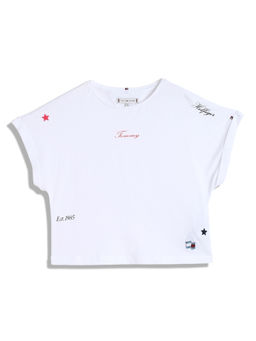 Tommy Hilfiger - Girls White Logo T-Shirt