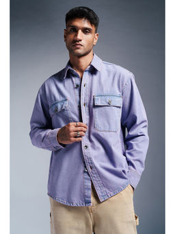 FREAKINS - Lavender Fury Mens Denim Jacket
