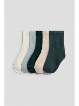 H&M - Unisex Multi-Color 5-Pack Socks