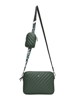 Horra - Green Structured Medium Sling Bag