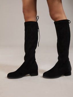 Twenty Dresses by Nykaa Fashion - Black Waiting In Suspense Boots