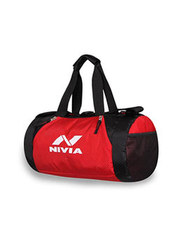 Nivia - Beast Gym Bag - Red and Black