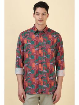 Allen Solly - Men Multi-Color Print Full Sleeves Casual Shirt