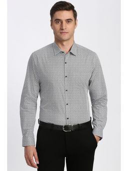 Peter England - Men Black Slim Fit Full Sleeves Formal Shirt