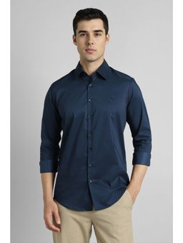 Simon Carter - Navy Blue Solid Shirt