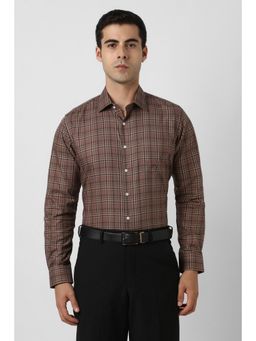 Van Heusen - Brown Checks Shirt