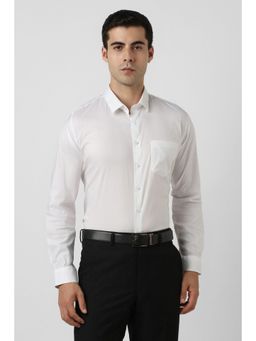 Van Heusen - White Solid Shirt