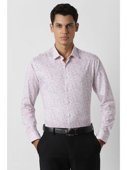 Van Heusen - Pink Printed Formal Shirt