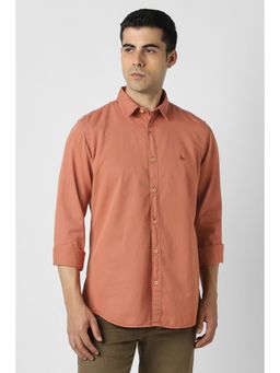 Van Heusen - Peach Solid Shirt
