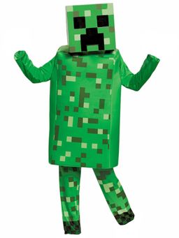 Little Surprise Box - Videogame Creeper, Kids Halloween Costume Fancy Dress Up