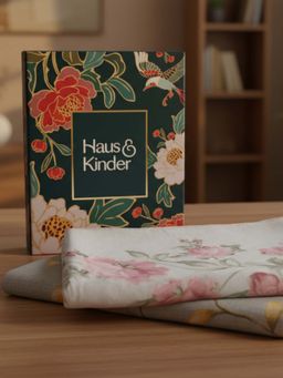 Haus & Kinder - 100% Micro Polyester Florence Single Bedsheet & 2 Pillow Covers (Pack of 2)