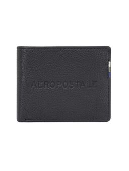 Aeropostale - Men Rialto Rfid 4 Card Slot Global Coin Wallet - Black